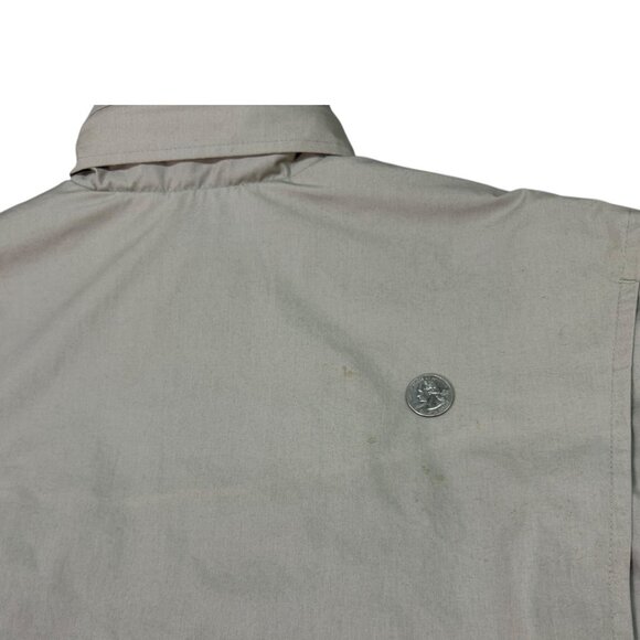 Vintage Beige Members Only‎ Classic Bomber Jacket Men's Size 40 - Picture 8 of 10